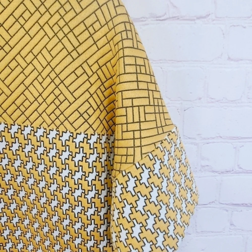 🟡 Zara🟡 NWOT 🍁 Geometric Patterned Tunic🖖 Sz S - Picture 3 of 10